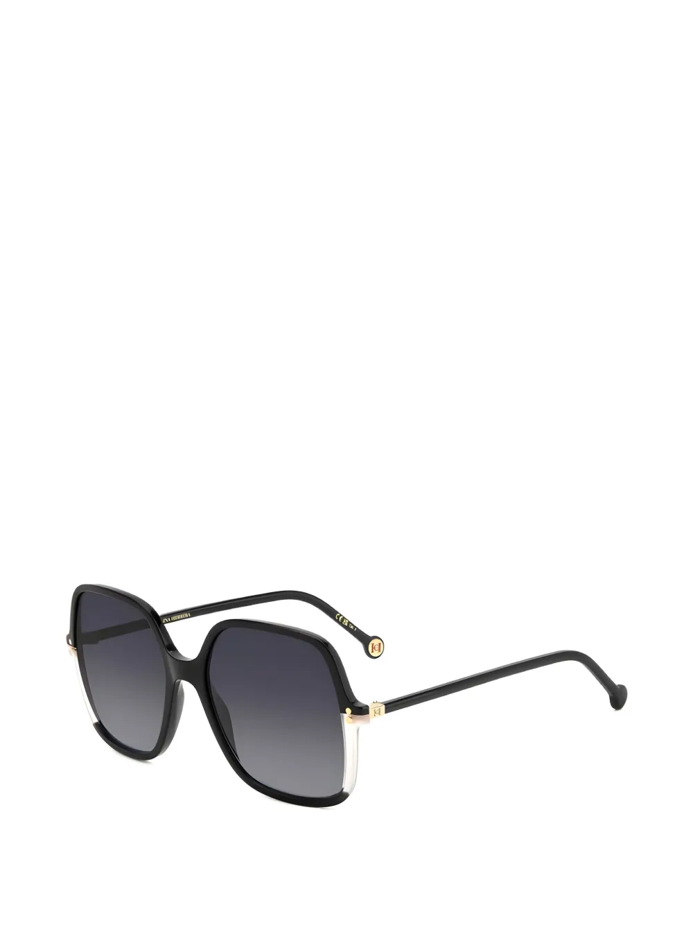 Carolina Herrera geometric-frame sunglasses Zwart