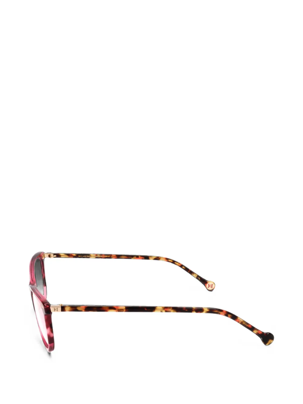 Carolina Herrera Bril met schildpadschild-effect Bruin