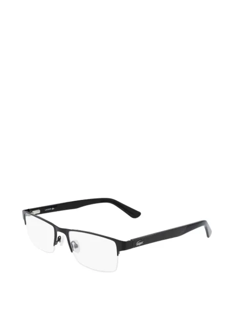 Lacoste matte-finish rectangle-frame glasses