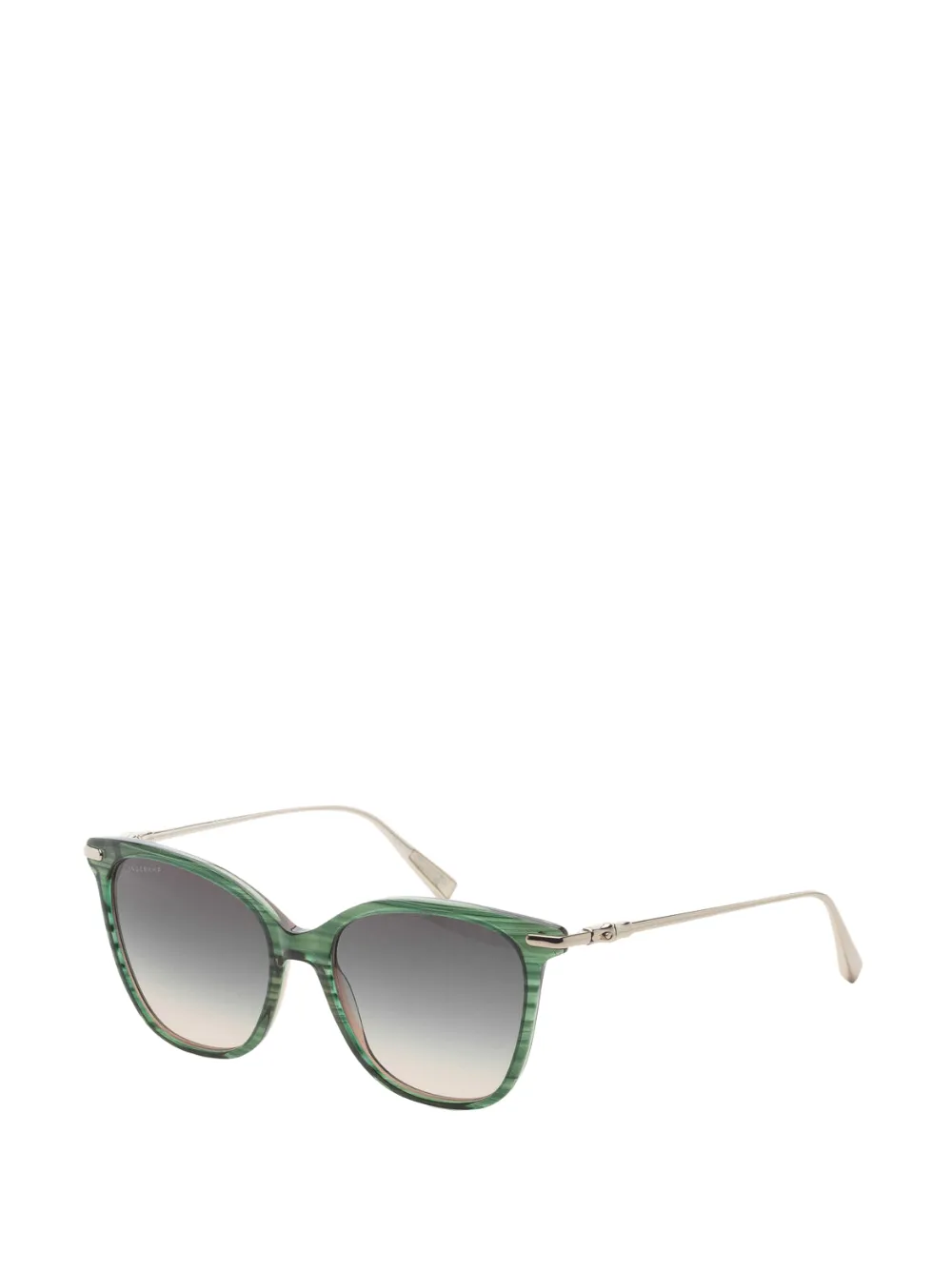 Longchamp striped cat-eye sunglasses - Grün