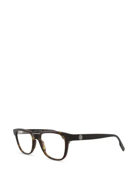 Montblanc tortoiseshell-pattern square-frame glasses
