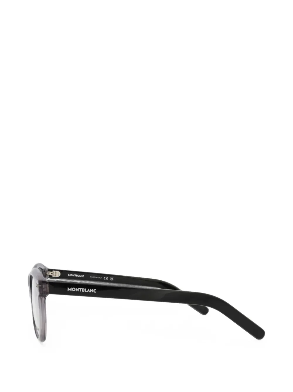 Montblanc Bril met rond montuur Grijs