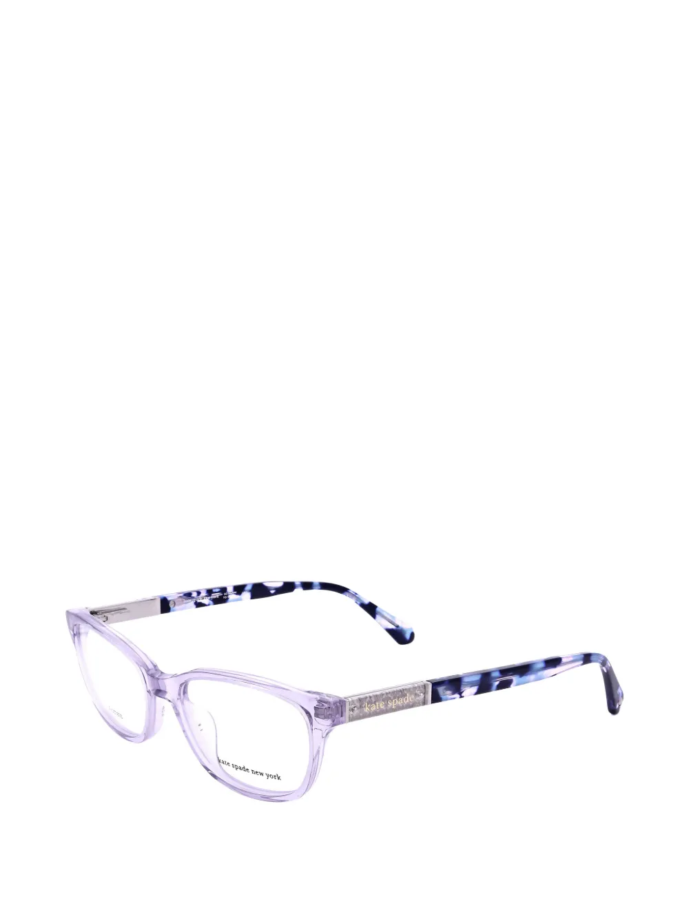 Kate Spade Hazen bril met rechthoekig montuur Paars