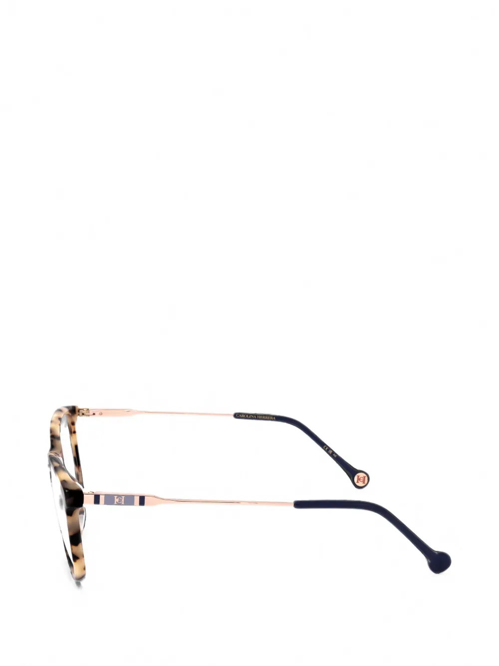 Carolina Herrera Bril met vierkant montuur Beige