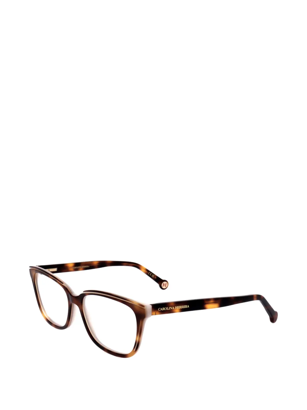 Carolina Herrera tortoiseshell-effect rectangle-frame glasses · 47