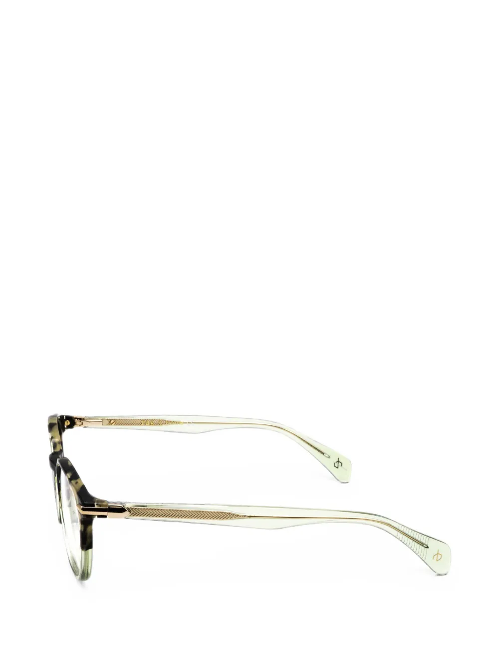 RAG & BONE EYEWEAR Bril met rond montuur Bruin