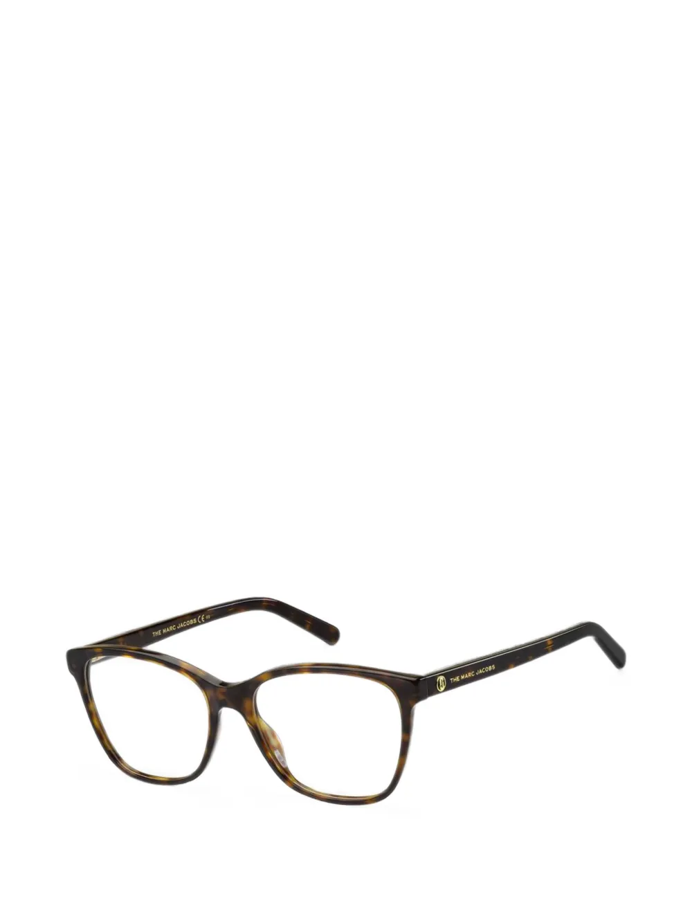 Marc Jacobs tortoiseshell-effect cat-eye glasses - Marrone