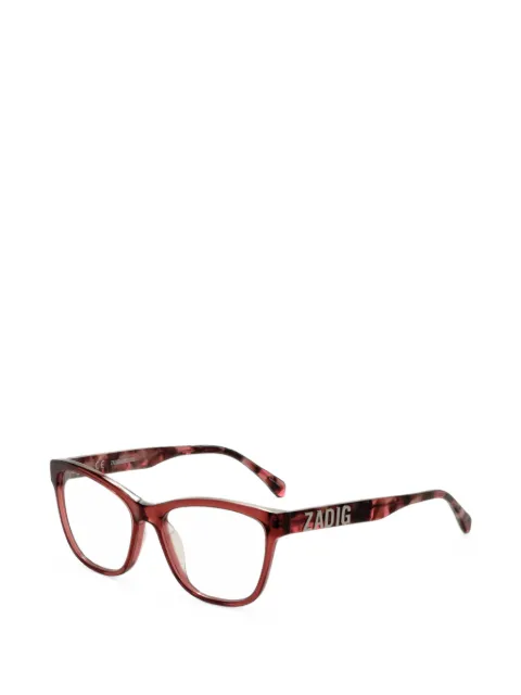 Zadig&Voltaire logo-plaque square-frame glasses
