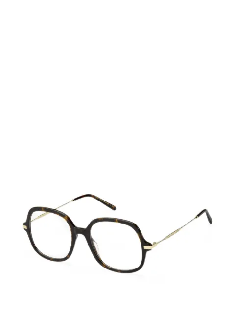 Marc Jacobs Eyewear tortoiseshell-effect geometric-frame glasses