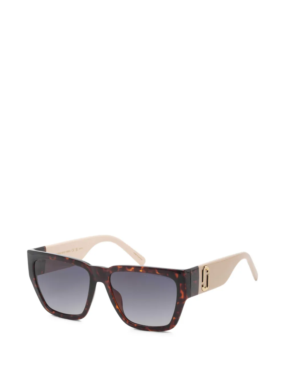 Marc Jacobs Eyewear Zonnebril met vierkant montuur Bruin