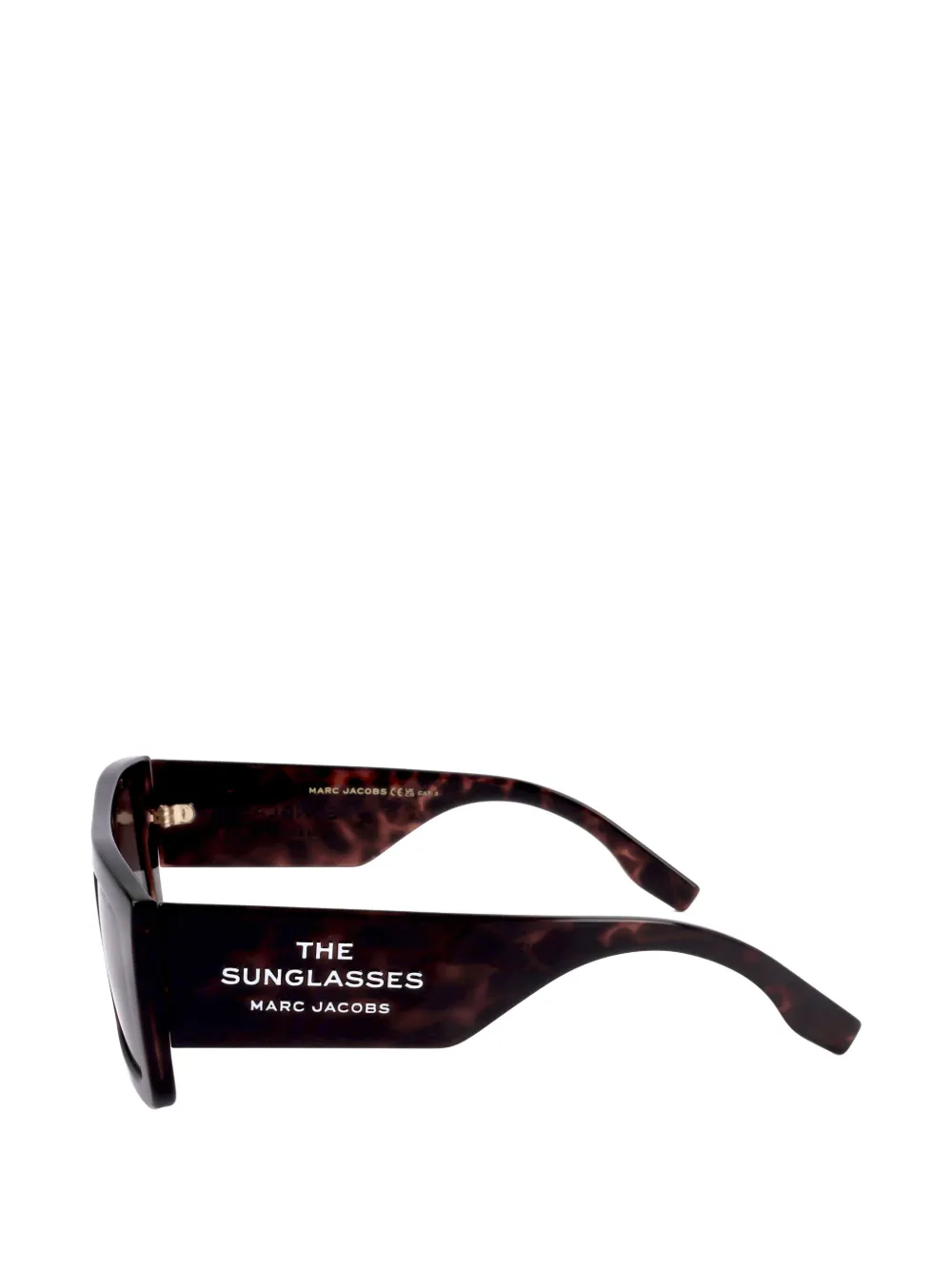 Marc Jacobs The Sunglasses tortoiseshell-effect square-frame sunglasses Bruin