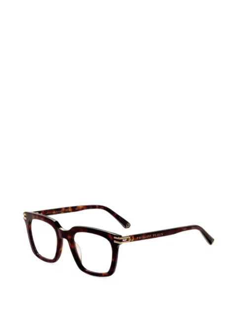 Philipp Plein Eyewear tortoiseshell-effect square-frame glasses
