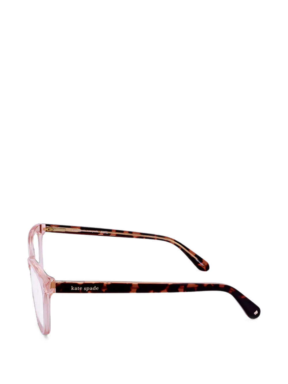 Kate Spade Ninna bril met geometrisch montuur Roze