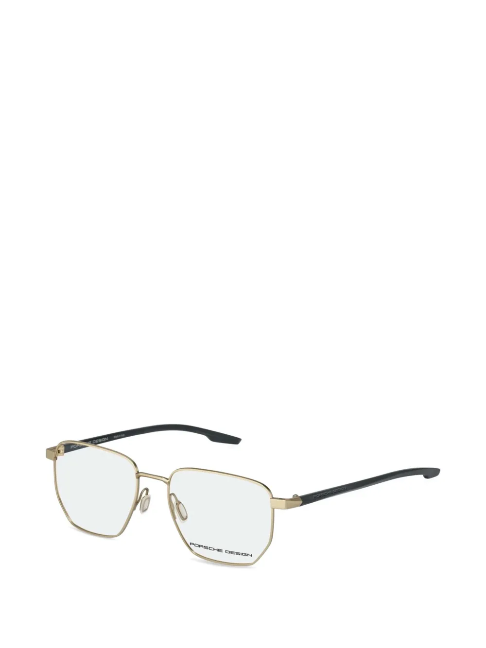 Porsche Design geometric-frame glasses - Oro