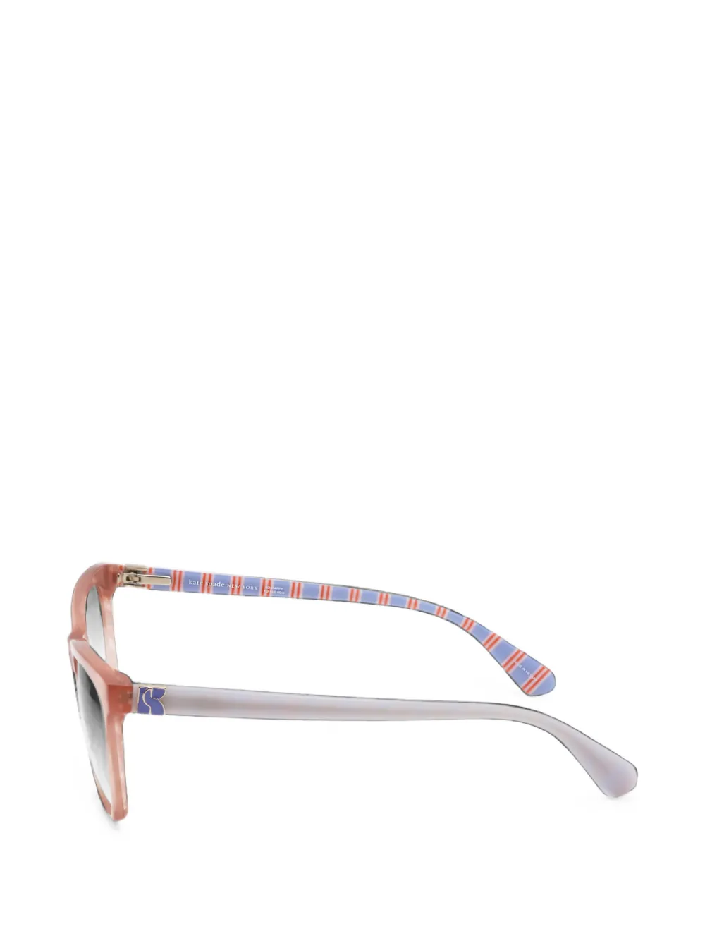 Kate Spade Temperance bril met vierkant montuur Roze