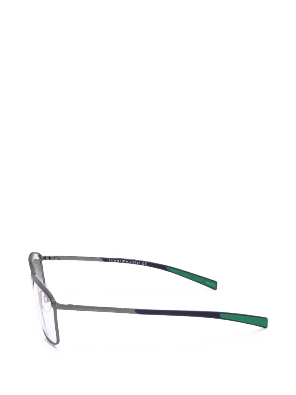 Tommy Hilfiger Bril met rechthoekig montuur Zilver