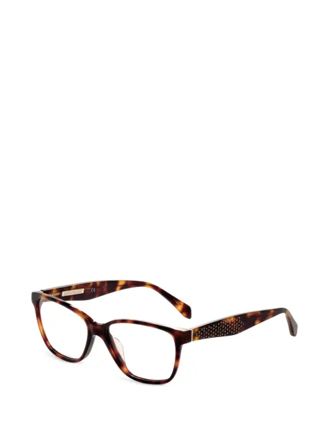 Zadig&Voltaire stud-embellished tortoiseshell-effect glasses
