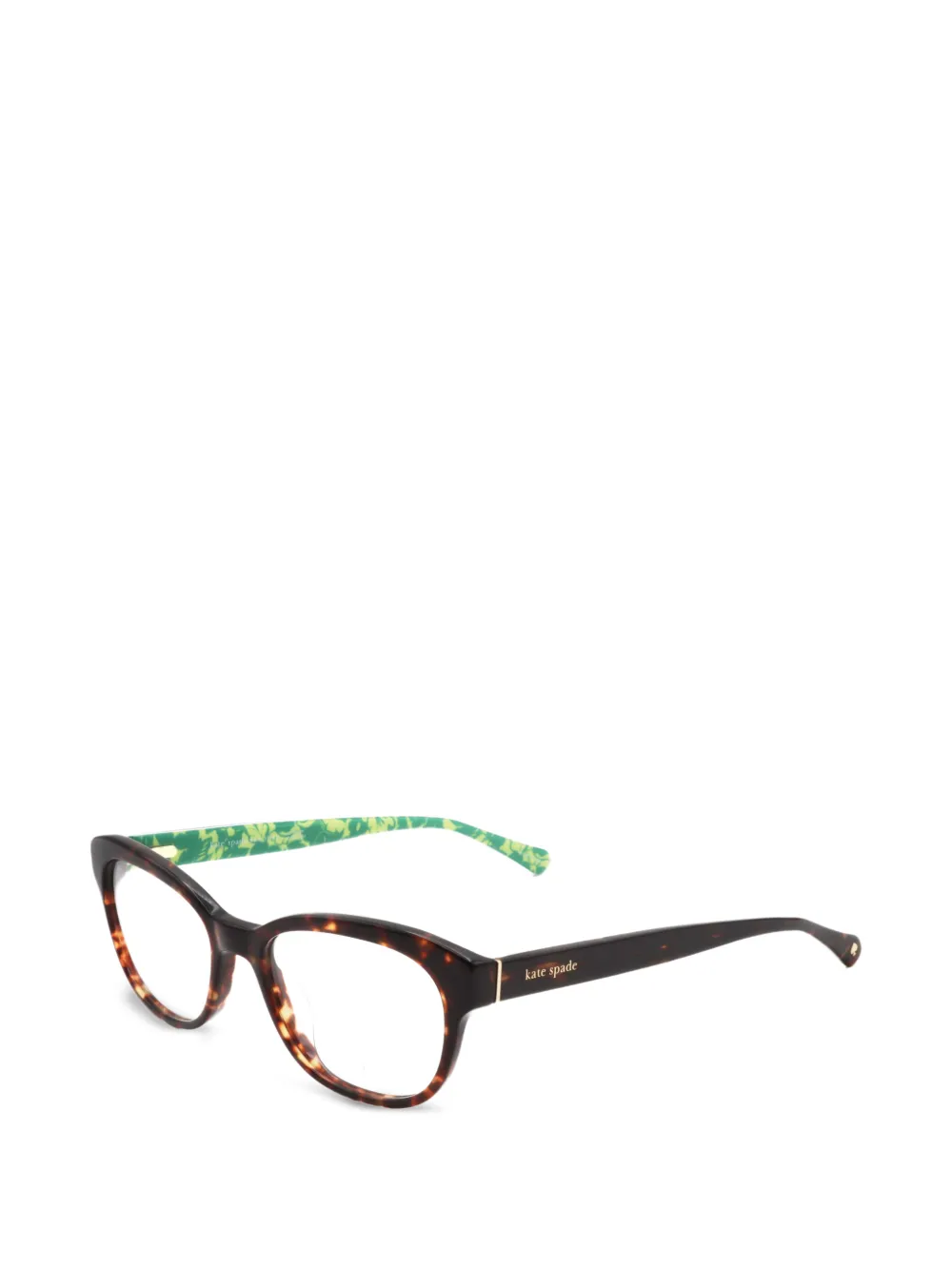 Kate Spade Zelda tortoiseshell-effect cat-eye glasses