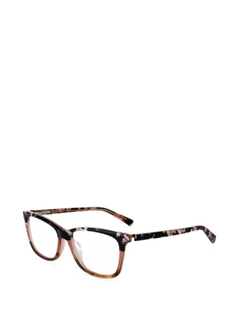 Tumi havana square-frame glasses