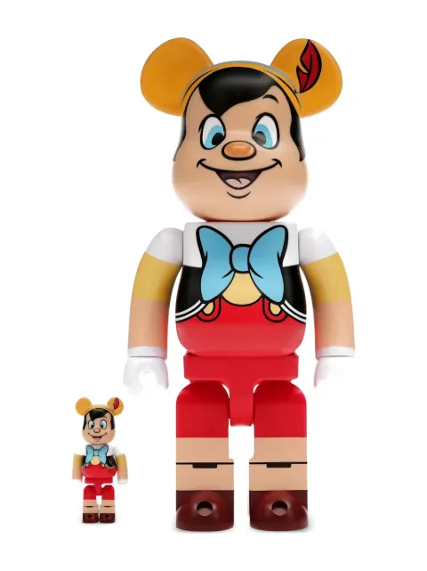 BearBrick x Disney Pinocchio collectibles (7cm and 28cm)