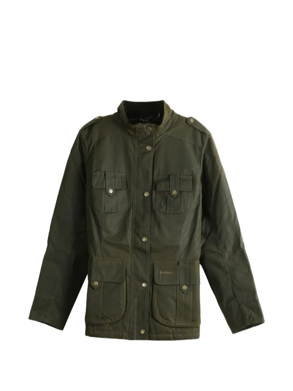 Barbour Winter Defence waxed multi-pocket jacket