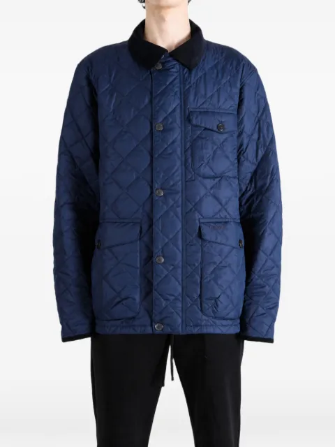 Barbour Hornby quilted corduroy-collar jacket