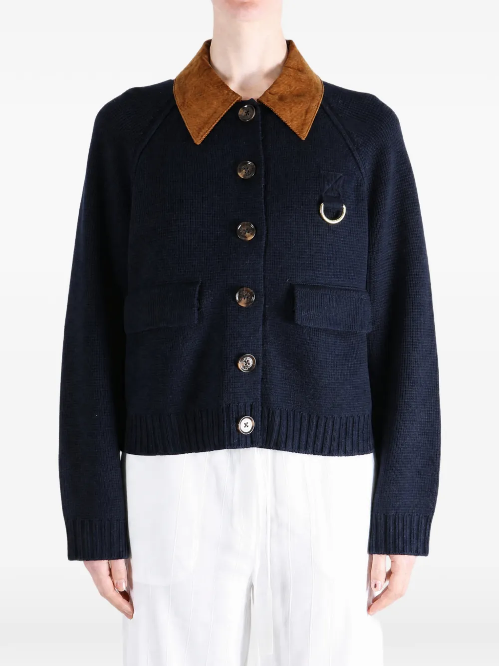 Barbour Alverstone gebreid vest Blauw