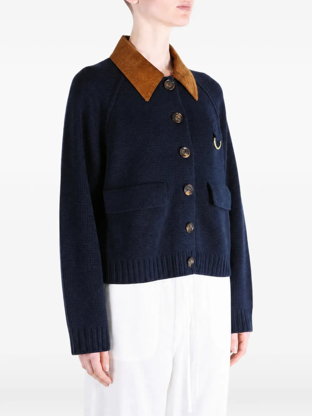 Barbour Alverstone gebreid vest Blauw