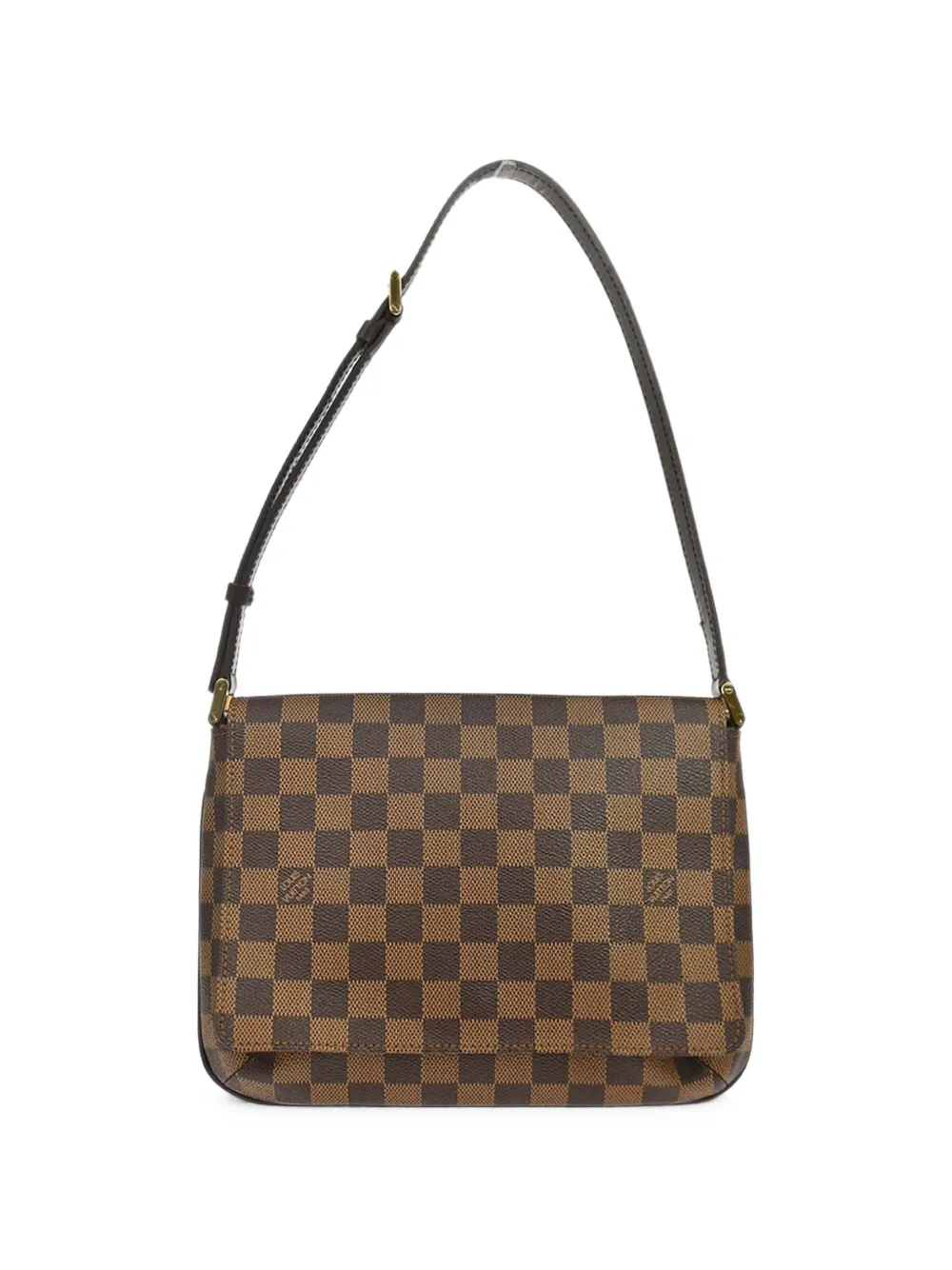 Louis Vuitton Pre-Owned 2004 Musette Tango Damier Ébène shoulder bag - Braun
