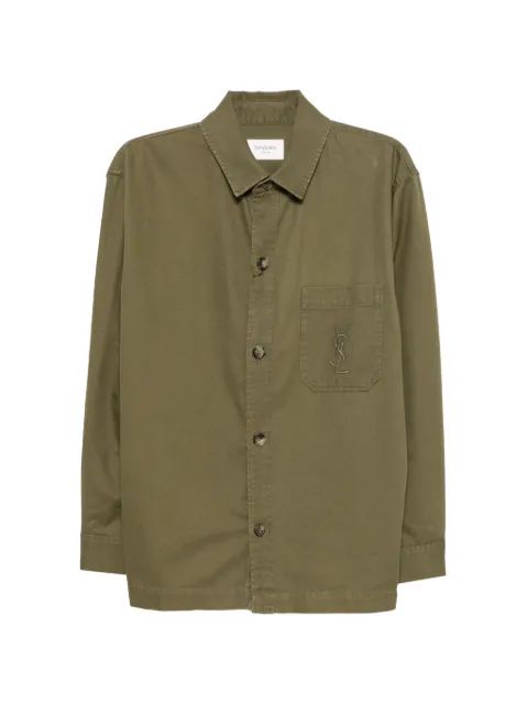 Saint Laurent Cassandre gabardine overshirt