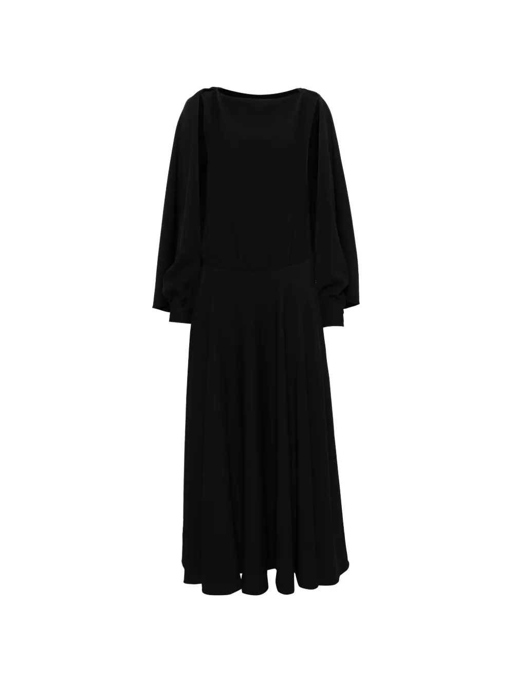Balenciaga long-sleeve balloon dress - Nero