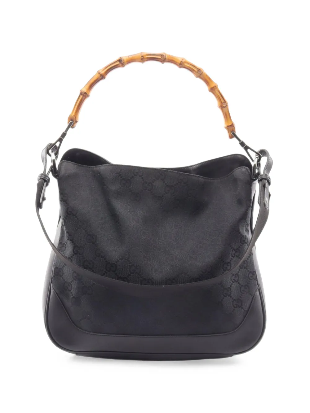 Gucci Pre-Owned 2000-2015 GG Canvas Bamboo Web satchel - Schwarz