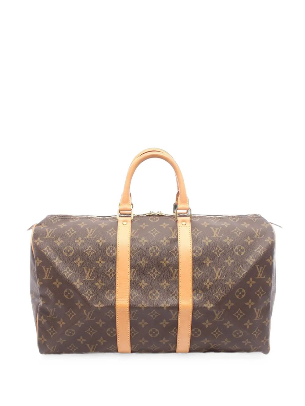 Louis Vuitton Pre-Owned 2001 Monogram Keepall 45 travel bag - Braun