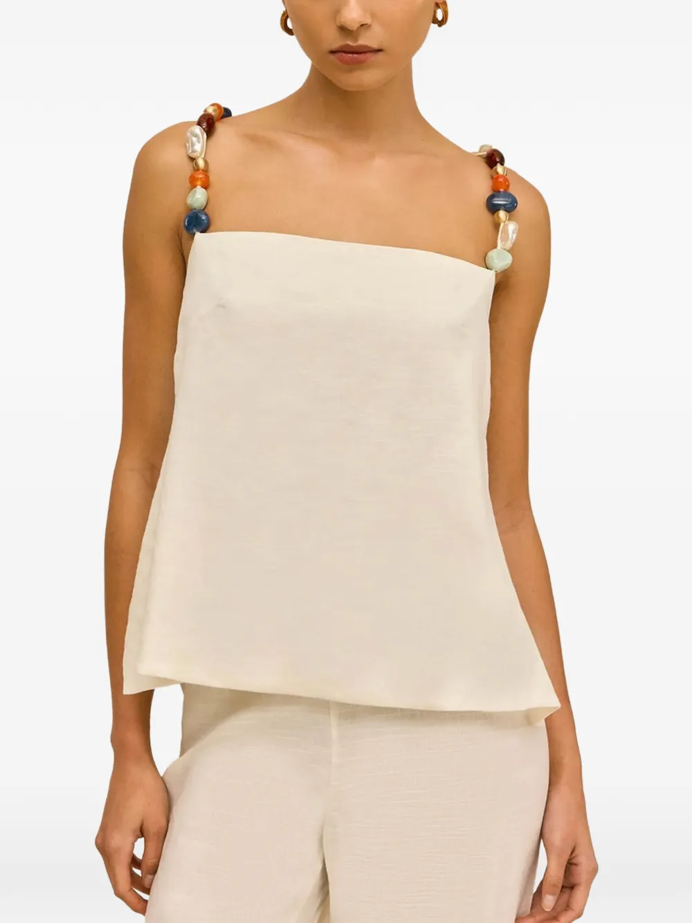 Cult Gaia Eira top - Toni neutri