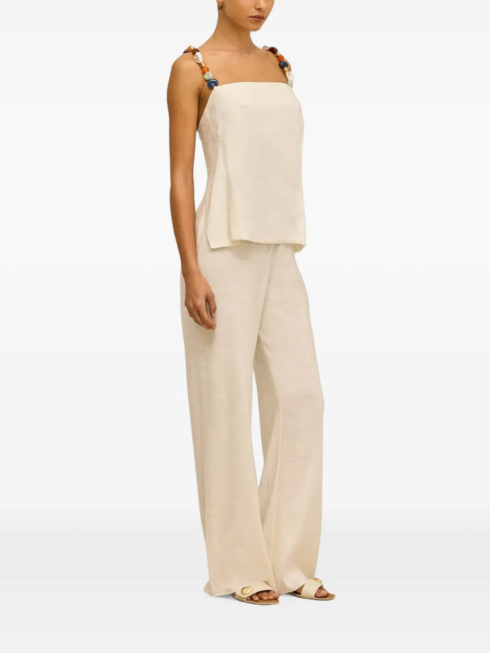 Cult Gaia Eira top Beige