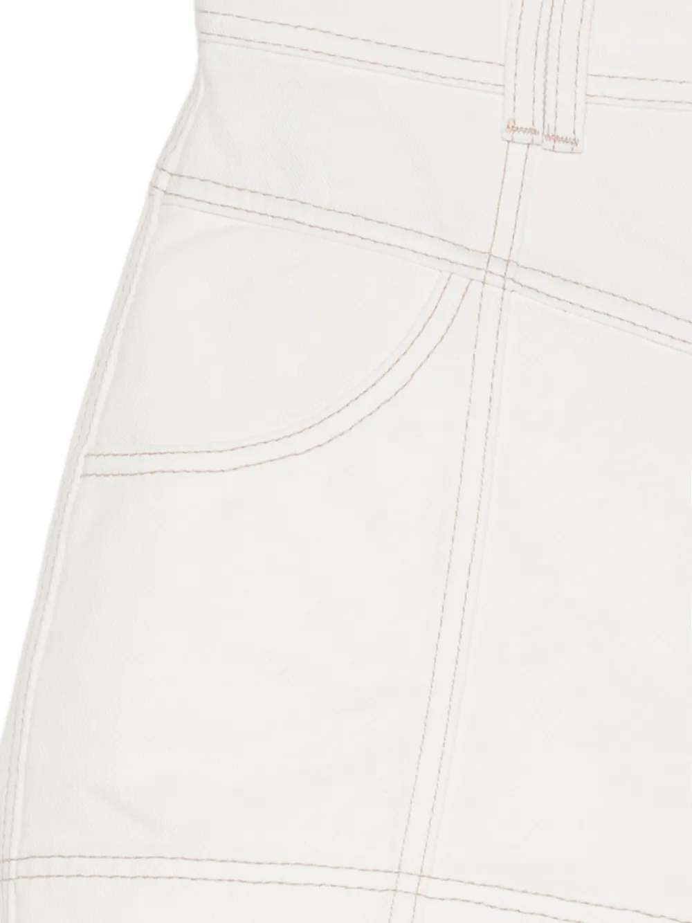 Aje Liliana denim shorts Wit