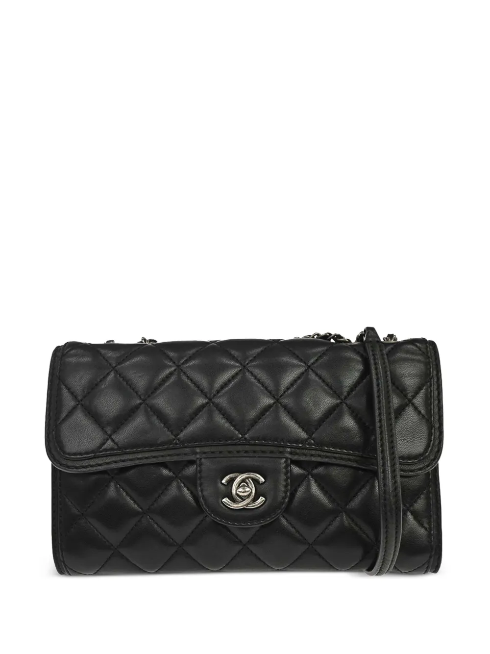 CHANEL Pre-Owned Borsa a tracolla trapuntata 2013-2014 - Nero