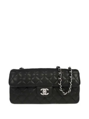 シャネル CHANEL Pre-Owned 2017 Iconic Novelty Keyboard Clutch Bag | Black