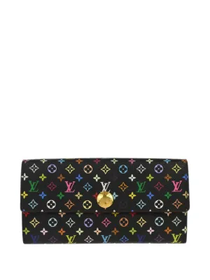 小物 LOUIS VUITTON Damier Azur Portefeuille Louis Vuitton Pre-Owned 2007 Damier Azur Portefeuille Marco Wallet
