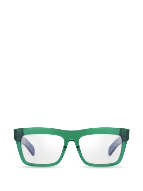 Bugatti rectangle-frame glasses