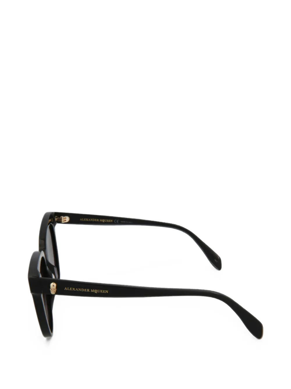 Alexander McQueen Eyewear skull-detail cat-eye sunglasses Zwart