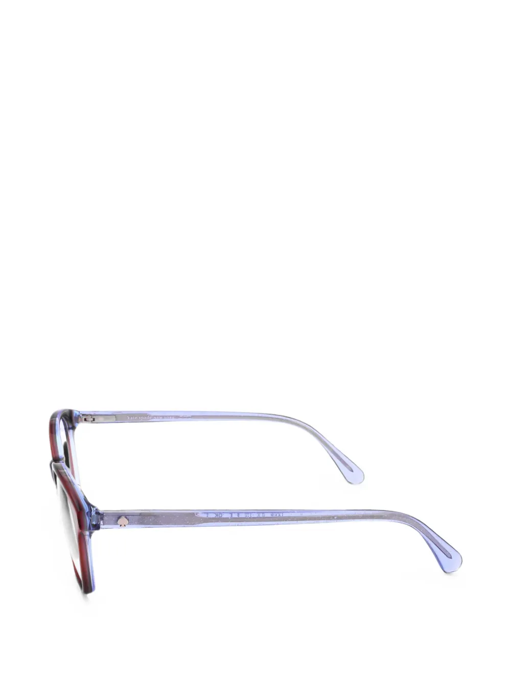 Kate Spade Aggie round-frame glasses Blauw