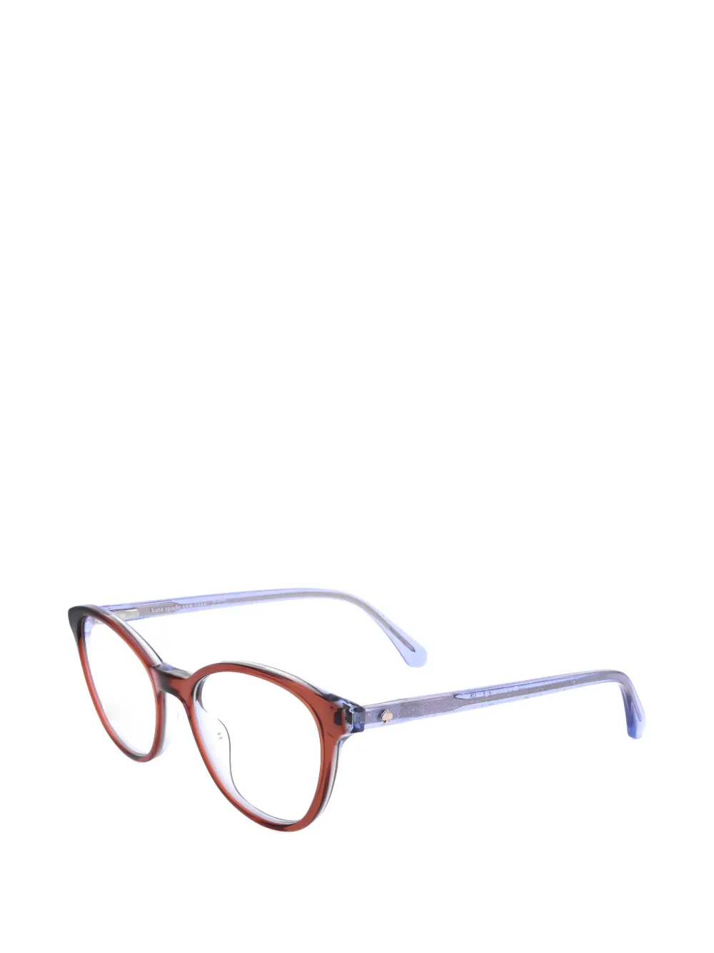 Kate Spade Aggie round-frame glasses Blauw