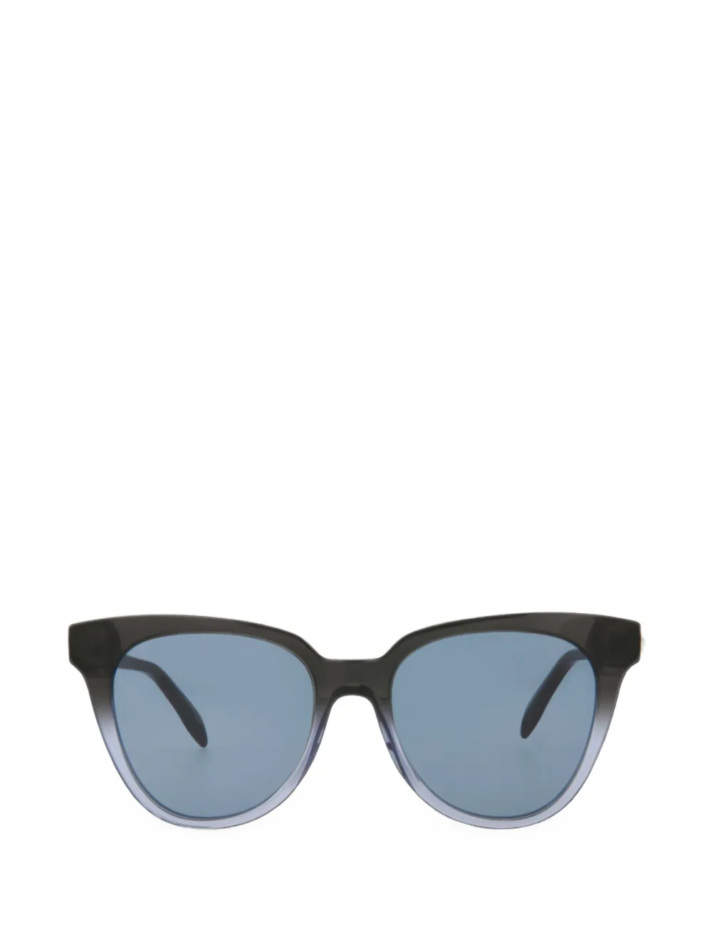Alexander McQueen skull-detail cat-eye sunglasses Zwart