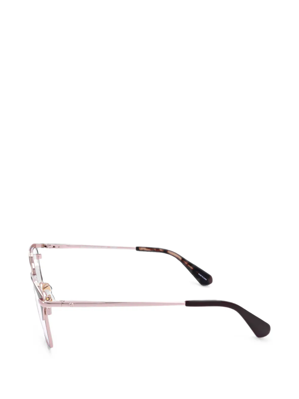 Kate Spade Bendall bril met vierkant montuur Rood