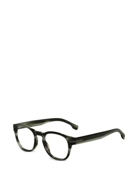 BOSS round-frame glasses