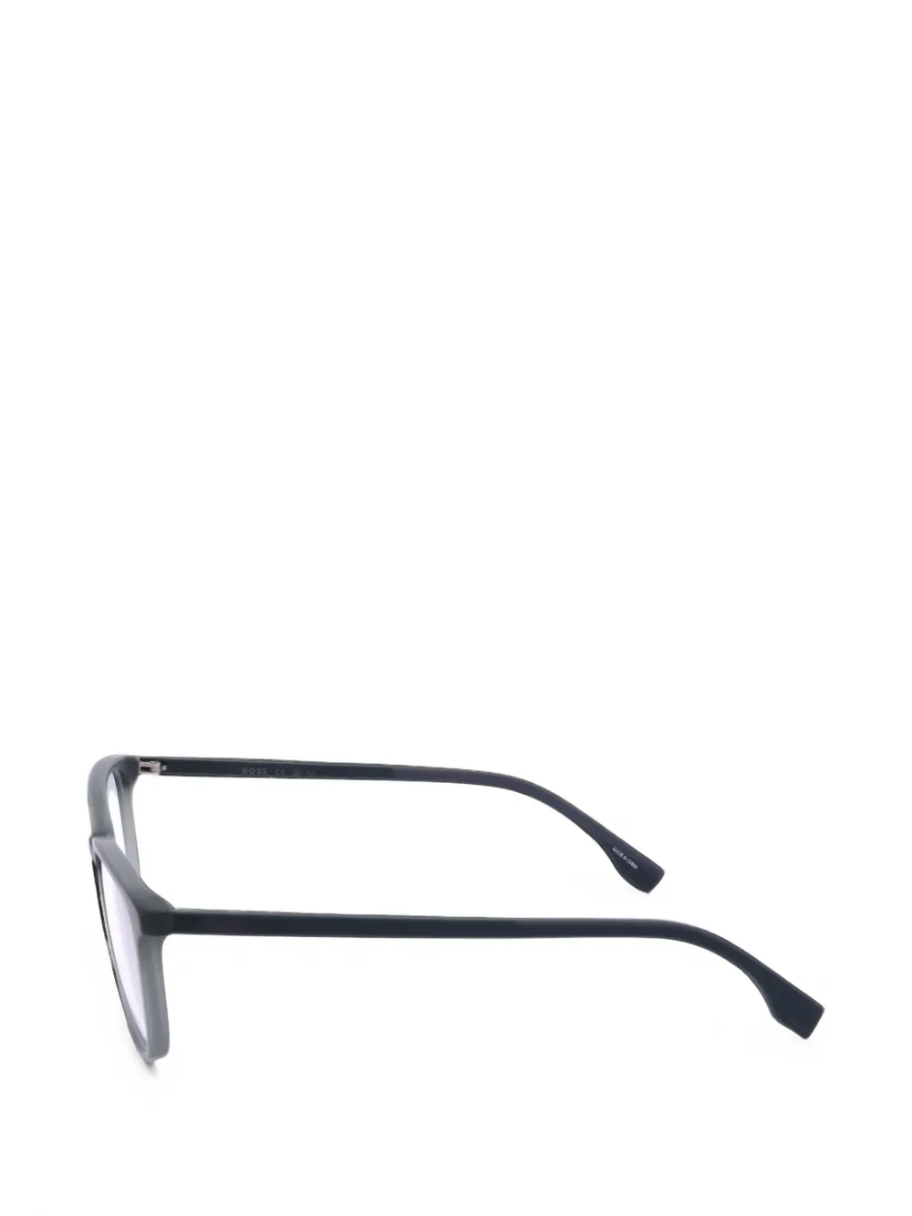 Hugo Boss Rectangle-frame Glasses In 그레이