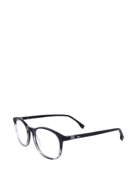 BOSS round-frame glasses