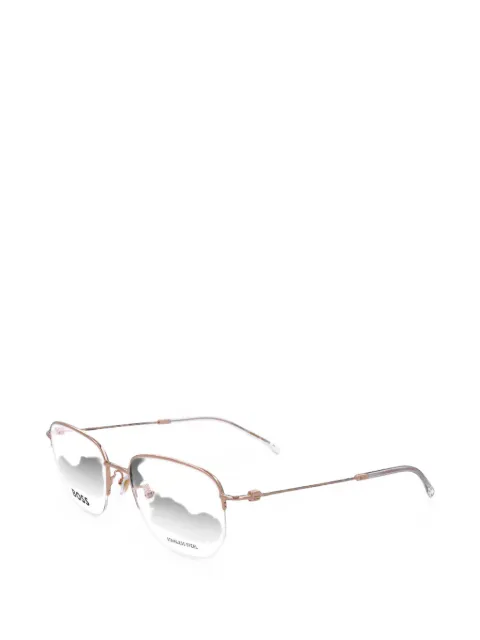 BOSS geometric-frame glasses