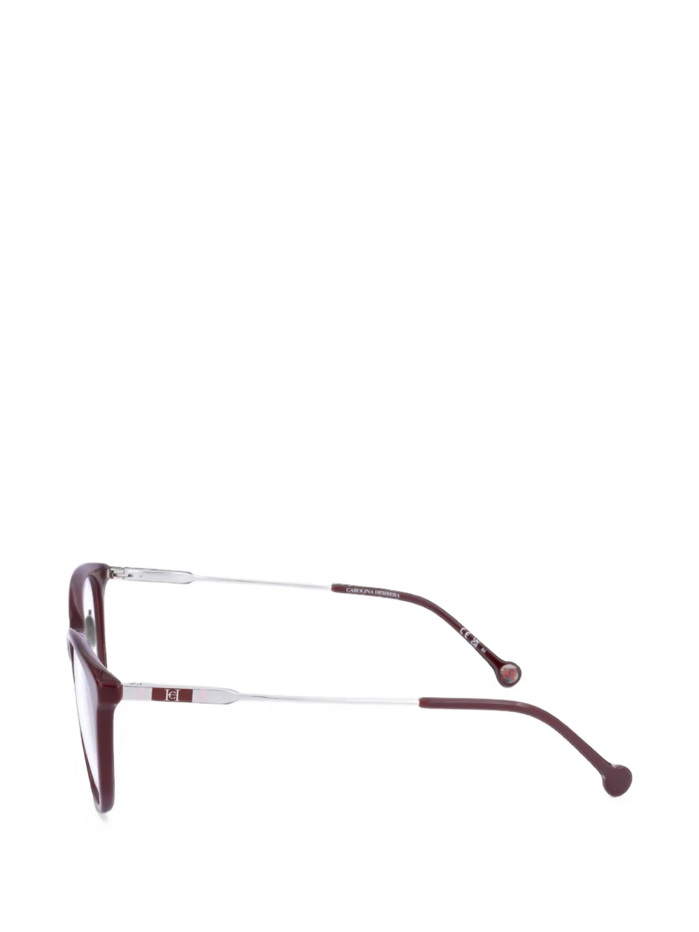 Carolina Herrera Bril met cat-eye montuur Rood